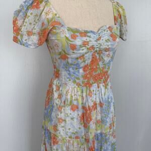 Billabong cotton maxi floral dress